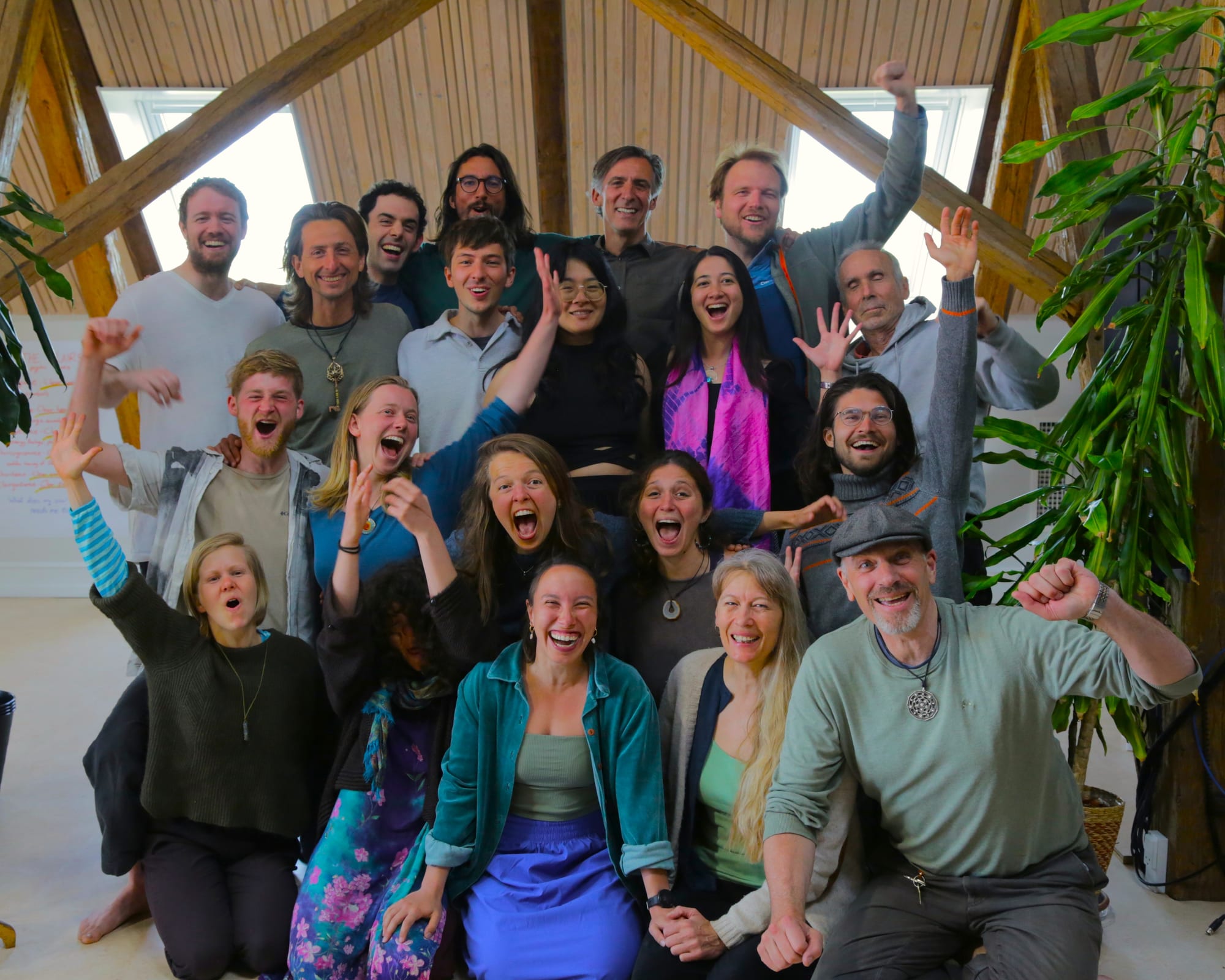 Changemakers together during a Regenera residency